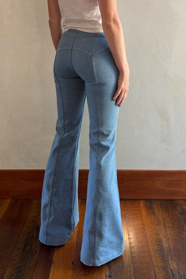 PREORDER: The Denim Lace Up Jean (Light Wash)