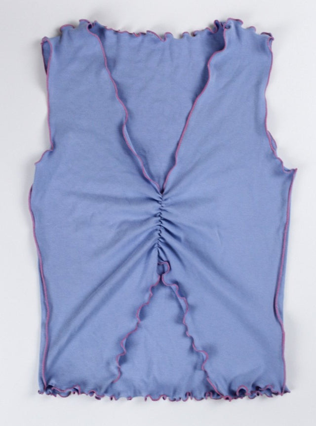 THE LIGHT PURPLE CINCH TOP