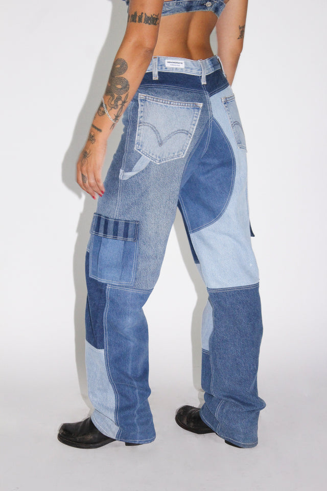 THE WOMEN'S DENIM CARGO PANT