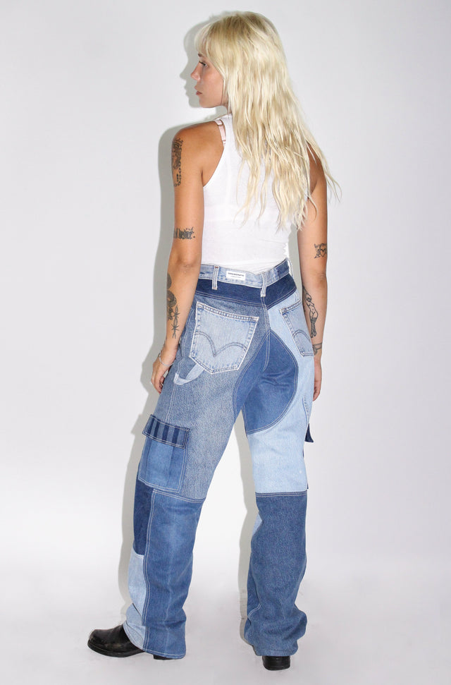 THE WOMEN'S DENIM CARGO PANT