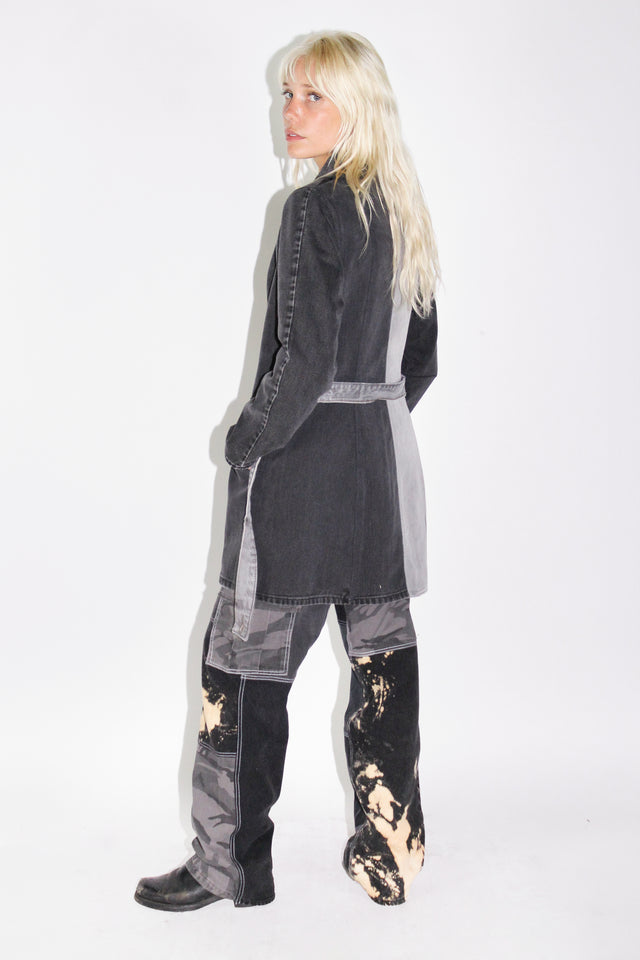 THE BLACK DENIM TRENCH