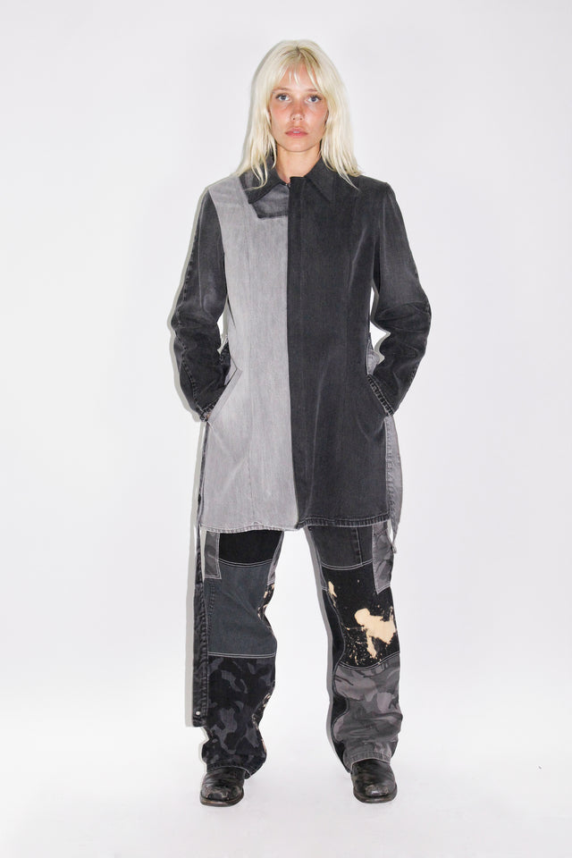 THE BLACK DENIM TRENCH