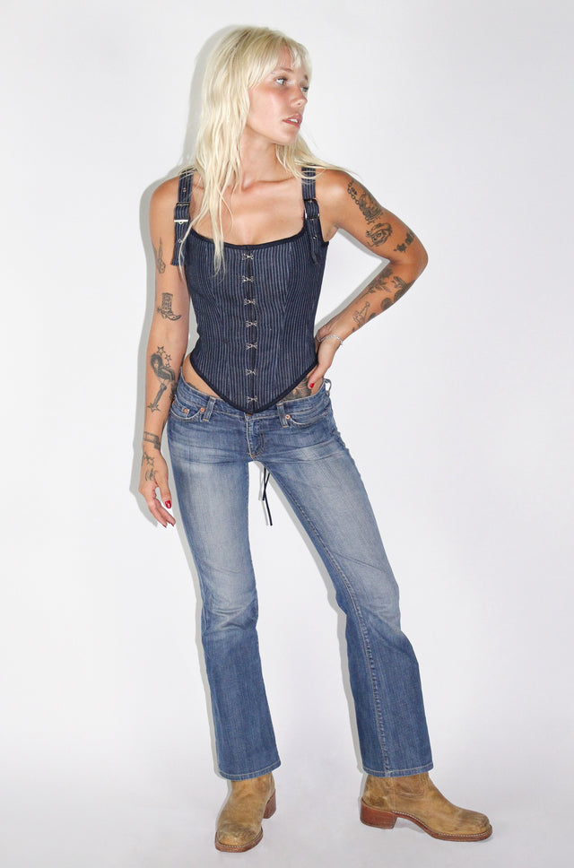 THE PINSTRIPE CORSET