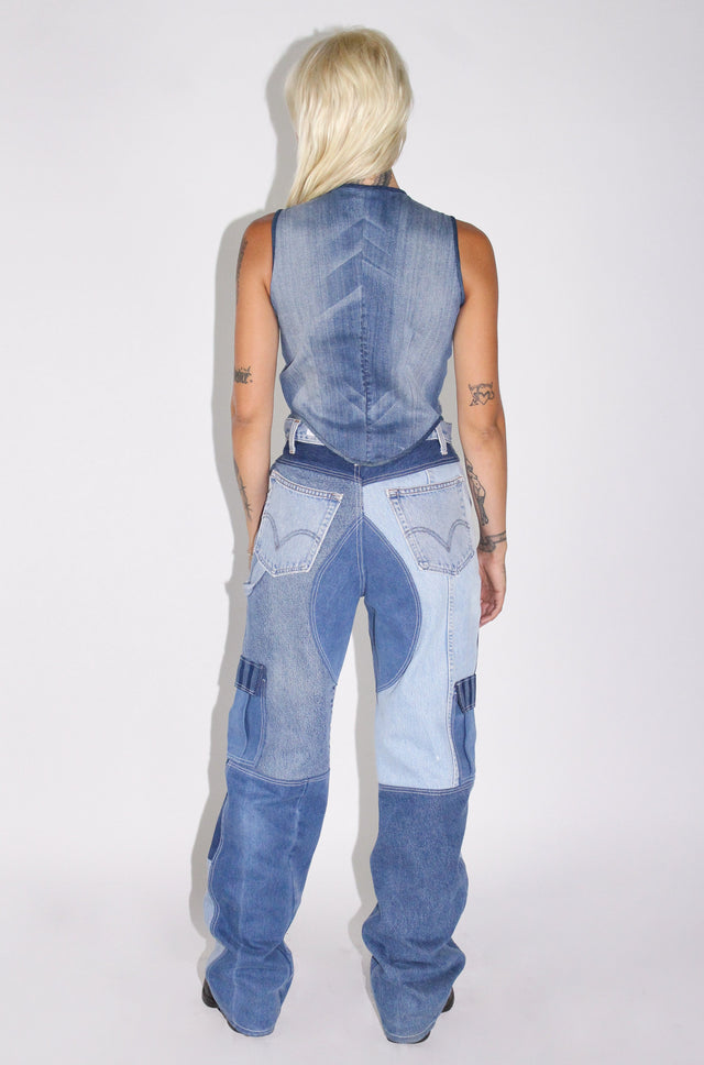 THE DENIM TEARDROP TOP