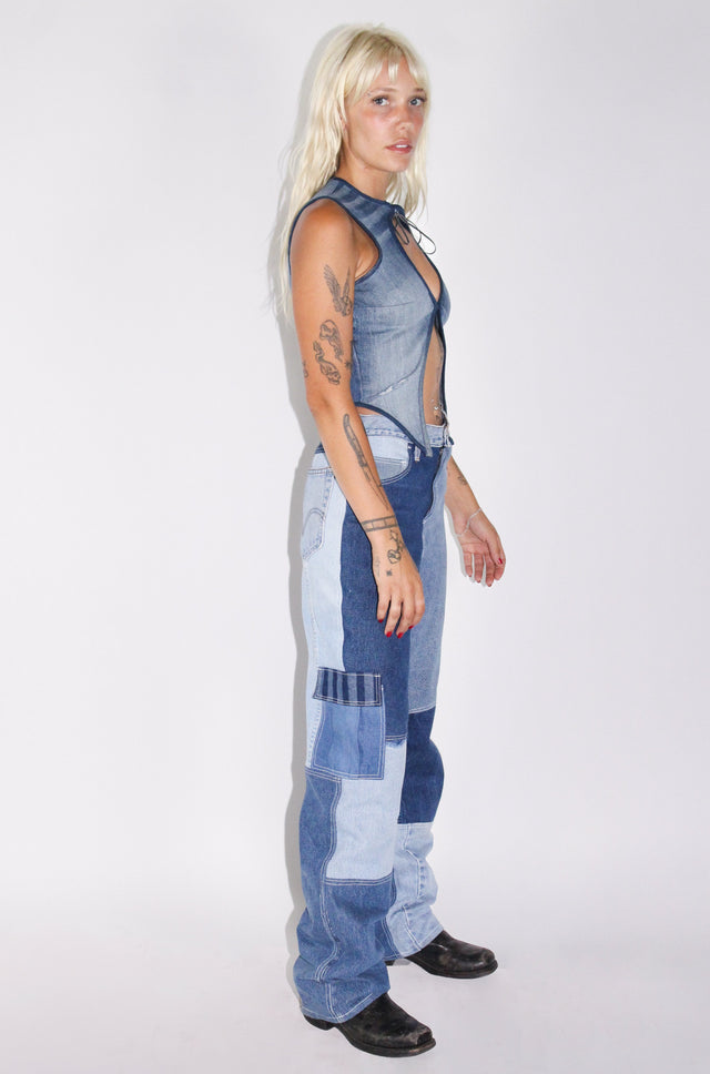 THE DENIM TEARDROP TOP