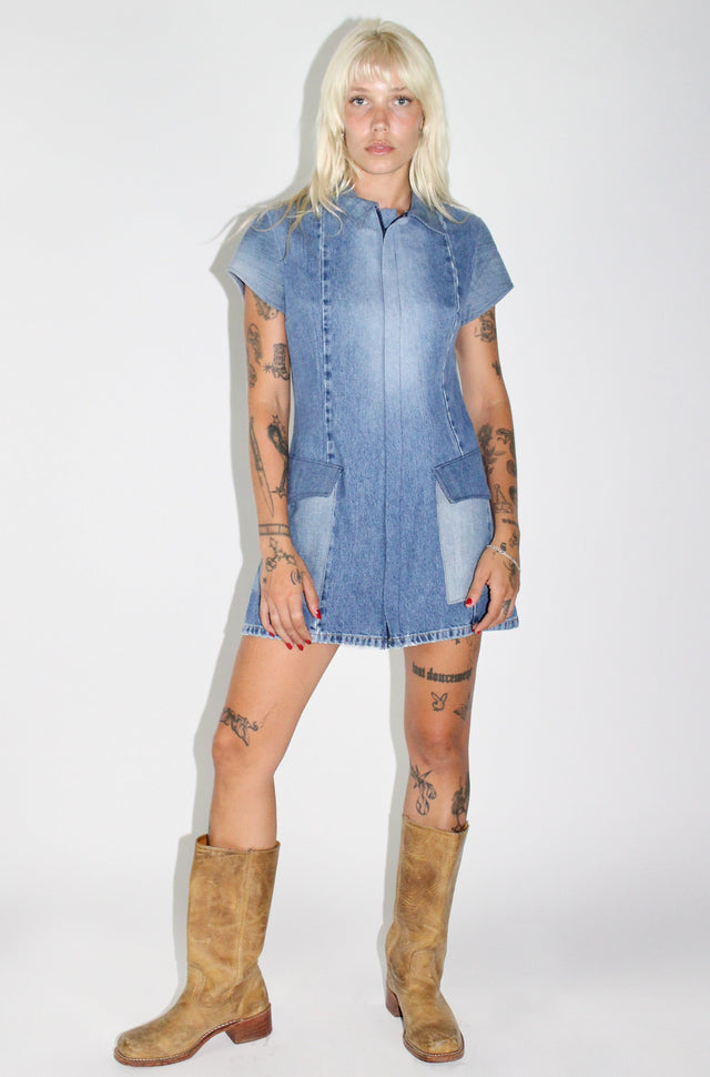 THE DENIM SHIFT DRESS