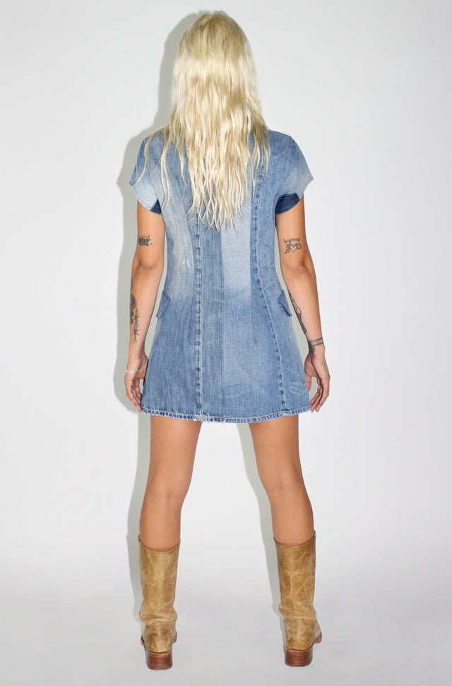 THE DENIM SHIFT DRESS