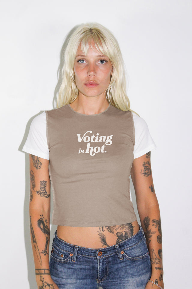 VOTING IS HOT T-SHIRT