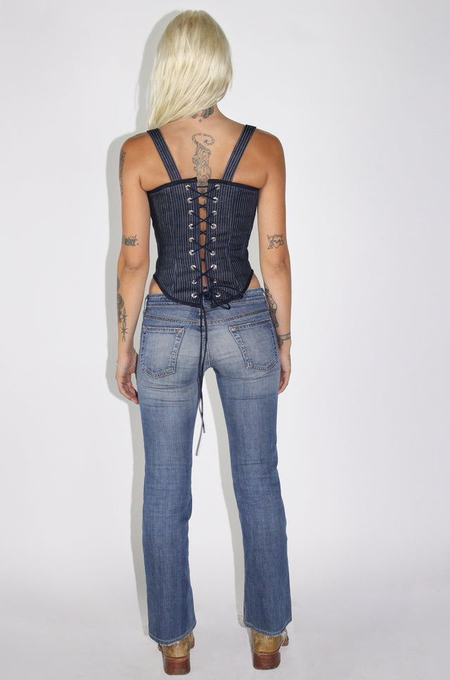 THE PINSTRIPE CORSET