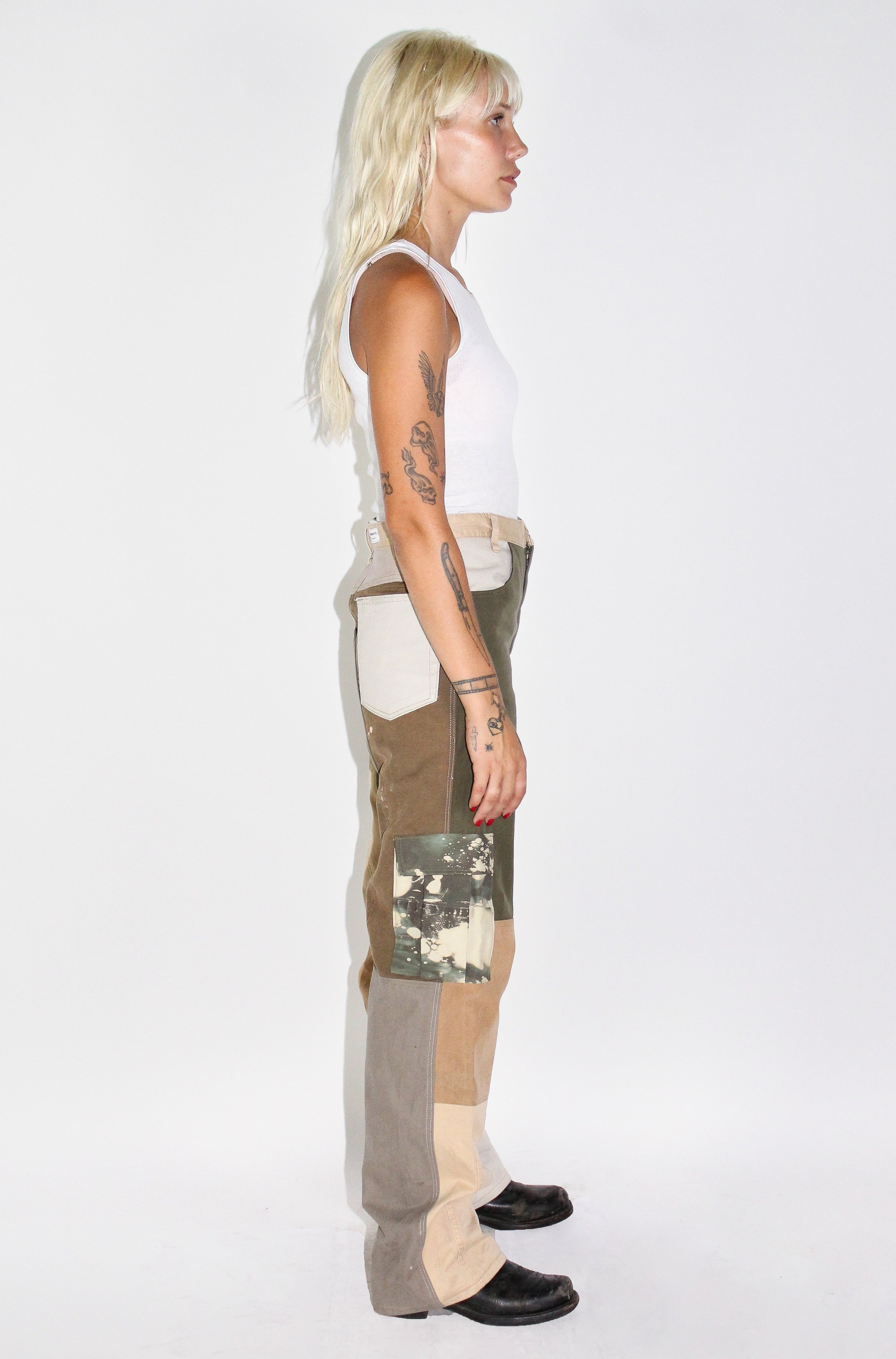Camouflage Cargo Pants - Women's Trousers | Kaotiko