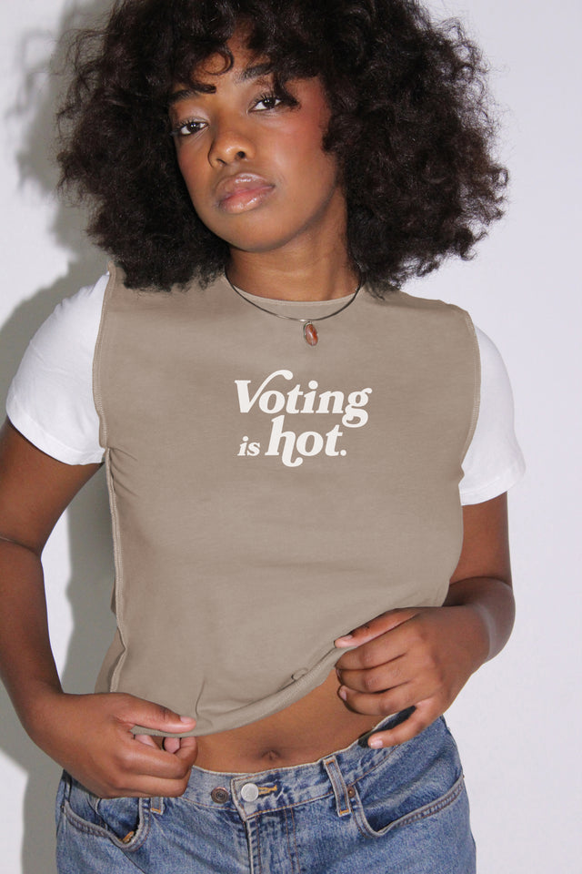 VOTING IS HOT T-SHIRT